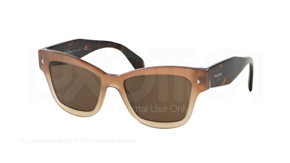 Prada PR29RS Sunglasses UBI8C1-51 - Brown Gradient Frame, Brown Lenses
