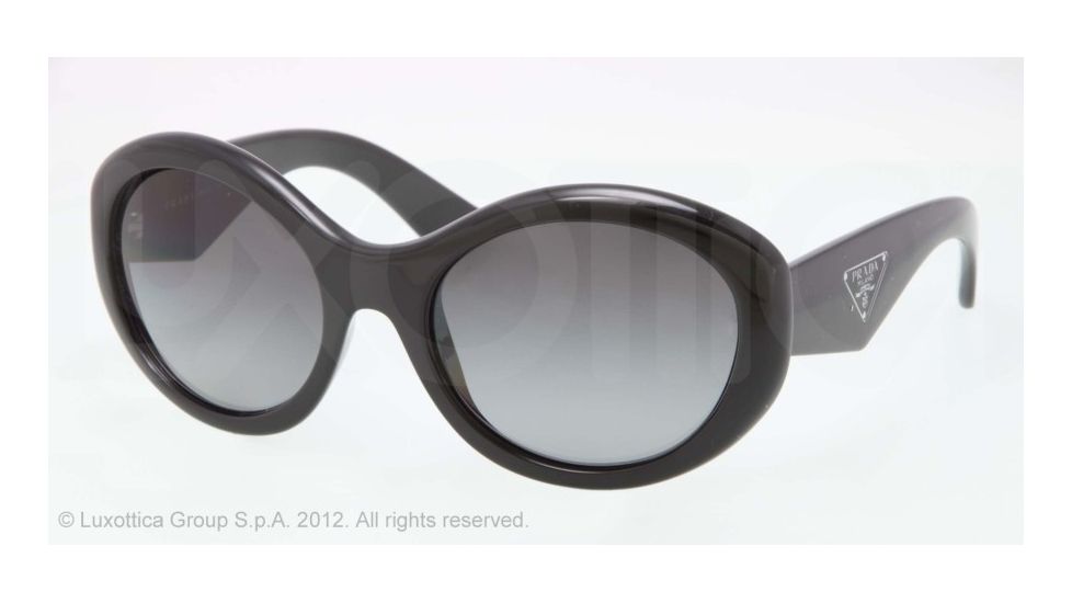 Prada PR30PS Bifocal Prescription Sunglasses PR30PS-1AB5W1-55 - Lens Diameter 55 mm, Lens Diameter 55 mm, Frame Color Black