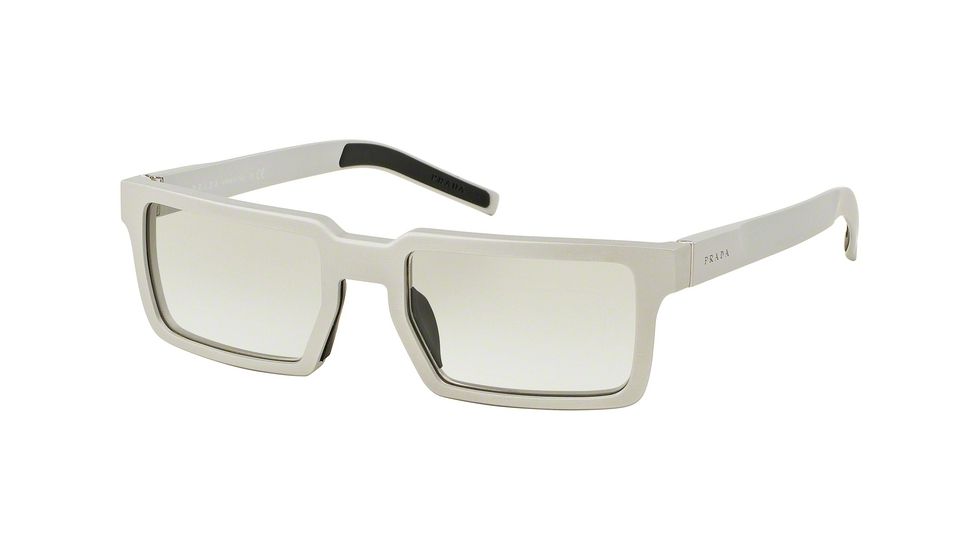 Prada PR50SS Bifocal Prescription Sunglasses PR50SS-UEF4P2-51 - Lens Diameter 51 mm, Frame Color Brushed Alluminium