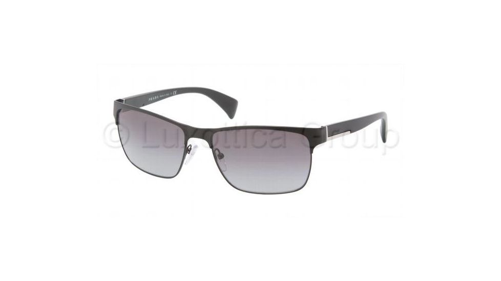 Prada PR51OS Progressive Prescription Sunglasses PR51OS-FAD3M1-5817 - Lens Diameter 58 mm, Frame Color Matte Black
