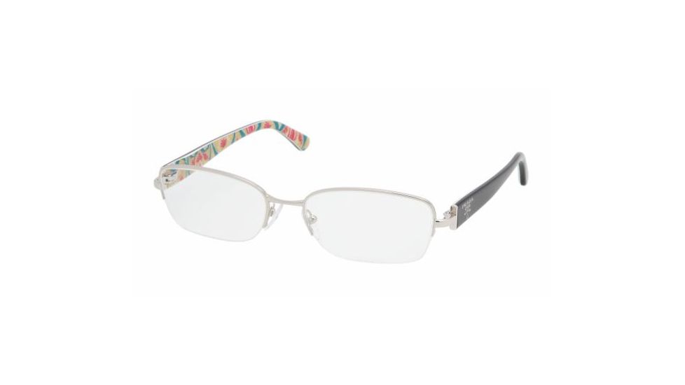 Prada PR52NV #ABY1O1 - Silver Demo Lens Frame