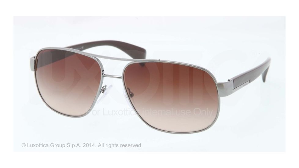 Prada PR52PS Prescription Sunglasses PR52PS-5AV6S1-61 - Lens Diameter 61 mm, Frame Color Gunmetal