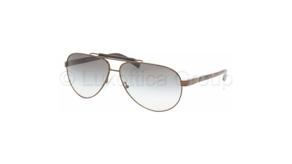 Prada PR54NS Sunglasses 7OI4M1-6412 - Dark Bronze Green Gradient