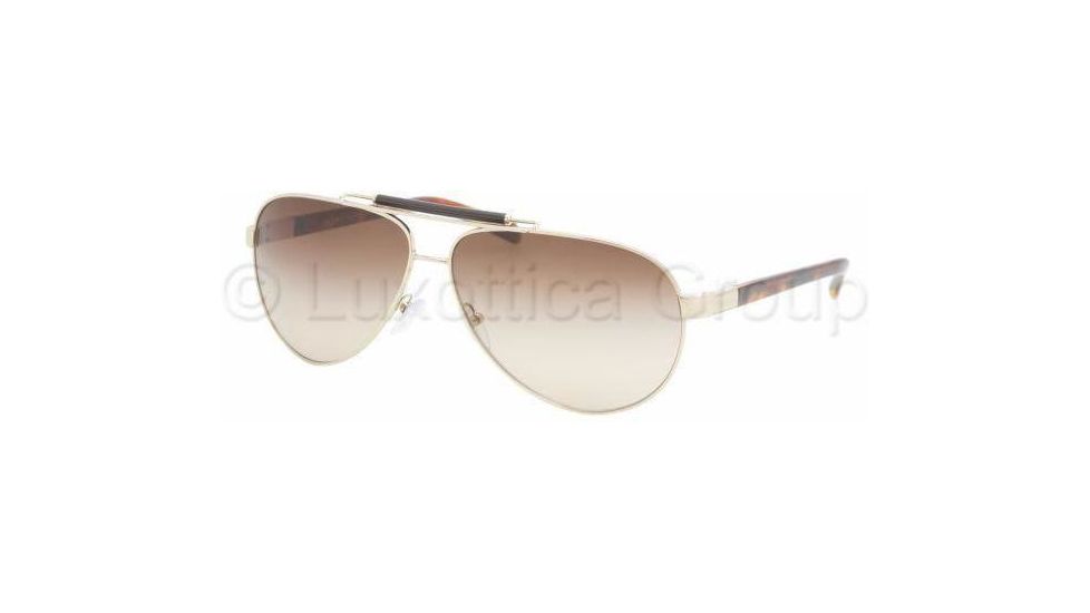 Prada PR54NS Sunglasses ZVN6S1-6112 - Light Gold Brown Gradient