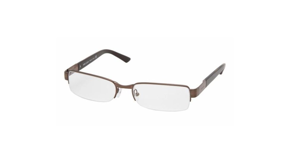 Prada PR55LV #1BI1O1 - Bronze Demo Lens Frame