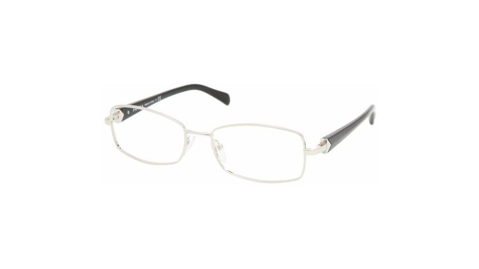 Prada PR59NV Bifocal Prescription Eyeglasses 2BB1O1-5217 - Silver 