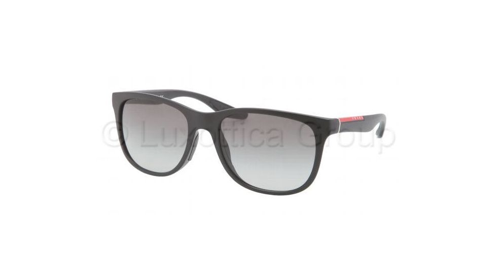 Prada PS03OS Progressive Prescription Sunglasses PS03OS-1BO3M1-5518 - Lens Diameter 55 mm, Frame Color Demi Shiny Black