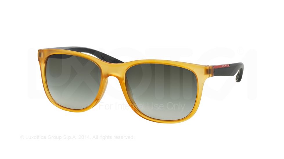 Prada PS03OS Progressive Prescription Sunglasses PS03OS-TWX0A7-55 - Lens Diameter 55 mm, Frame Color Matte Orange