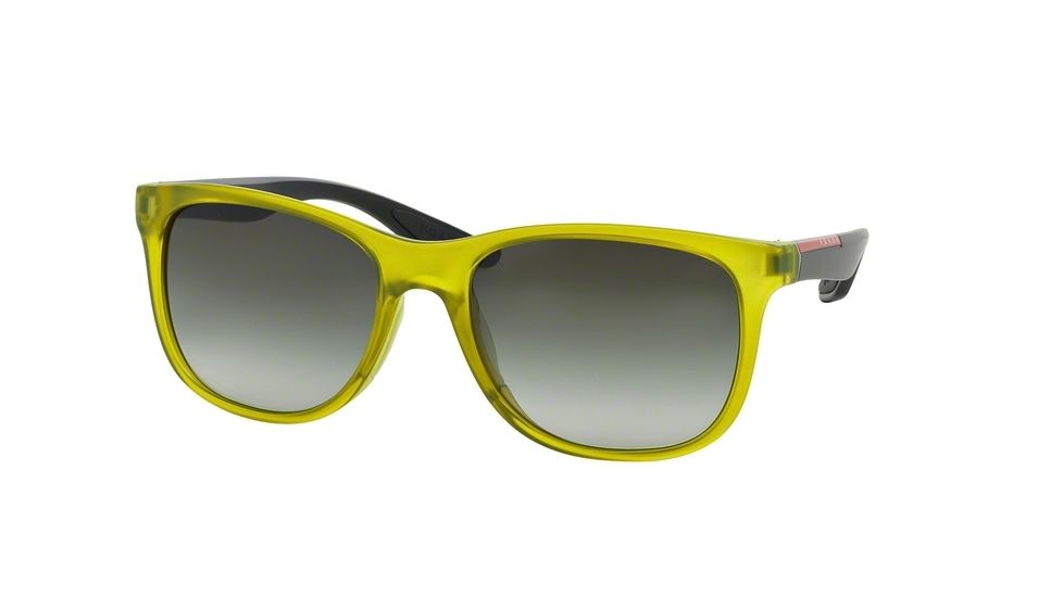 Prada PS03OS Progressive Prescription Sunglasses PS03OS-TWZ0A7-55 - Lens Diameter 55 mm, Frame Color Matte Green