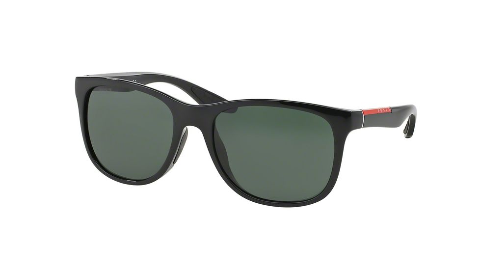 Prada PS03OSF Prescription Sunglasses, 58mm, Black, PS03OSF-1AB3O1-58-SV