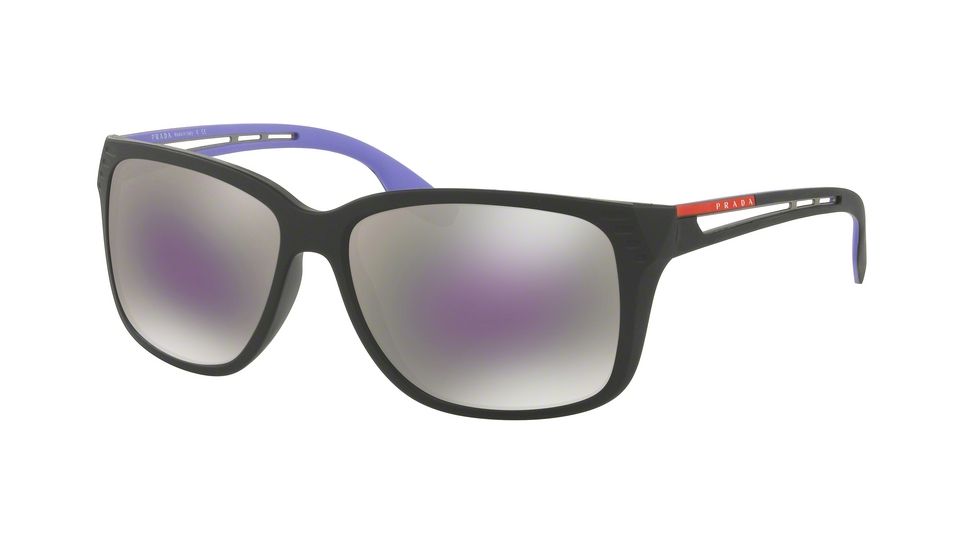 Prada PS03TS Progressive Prescription Sunglasses PS03TS-1BO140-59 - Lens Diameter 59 mm, Frame Color Mate Black