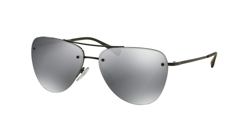 Prada PS53RS Bifocal Prescription Sunglasses PS53RS-7AX5L0-57 - Lens Diameter 57 mm, Frame Color Black