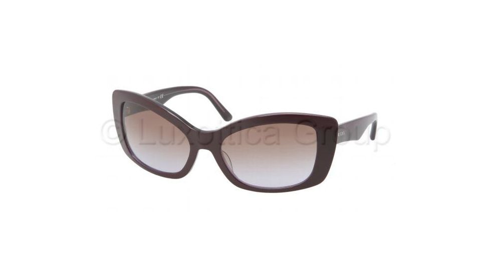 Prada Sunglasses PR03NS IAY6P1-5718 - Top Violet / Lilac Demo Lens Frame, Violet Gradient Lenses
