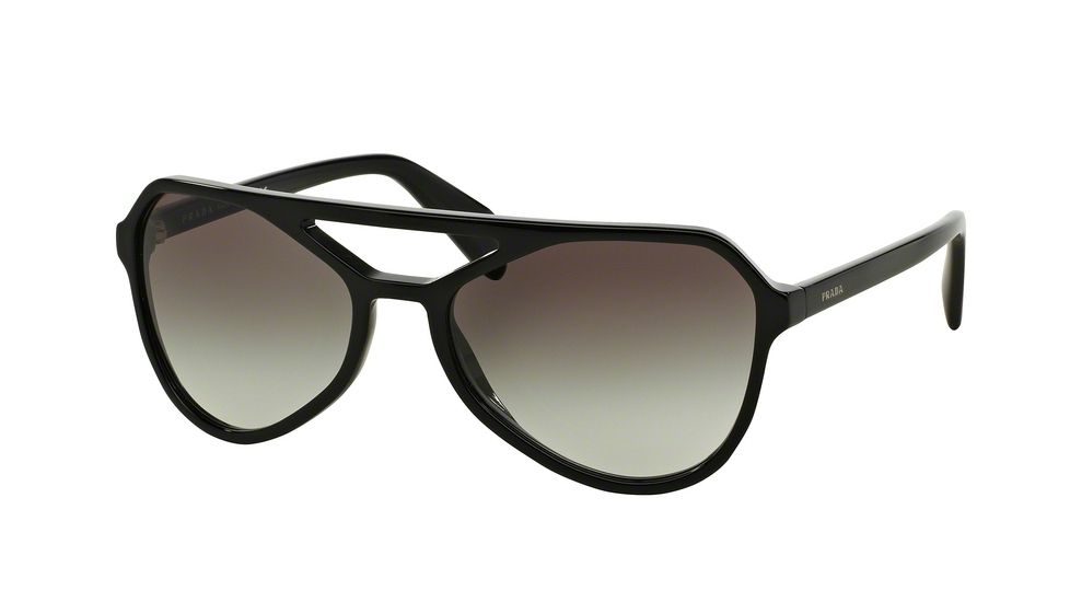 Prada TYPE PR22RS Bifocal Prescription Sunglasses PR22RS-1AB0A7-58 - Lens Diameter 58 mm, Frame Color Black