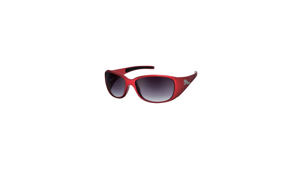 Puma Trestles PU15013 Sunglass Styles Red Frame / Gradient Grey Lens