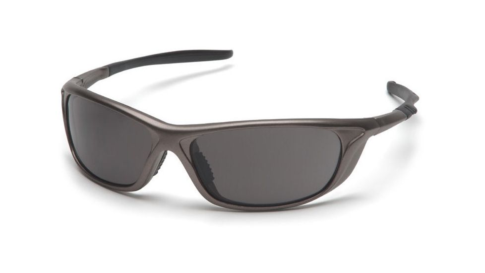 Pyramex Azera Safety Glasses - Gray Lens, Pewter Frame SP4420D