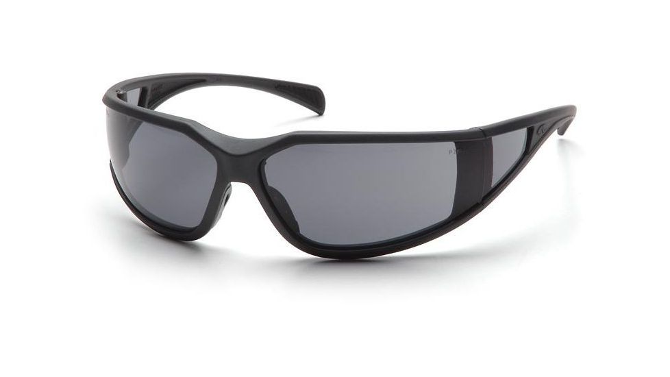 Pyramex Exeter Safety Glasses - Gray Anti-Fog Lens, Charcoal Gray Frame SCG5120DT