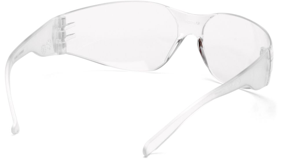 Pyramex Mini Intruder Safety Glasses - Clear Frame and Clear Anti-Fog Lens S4110SNT