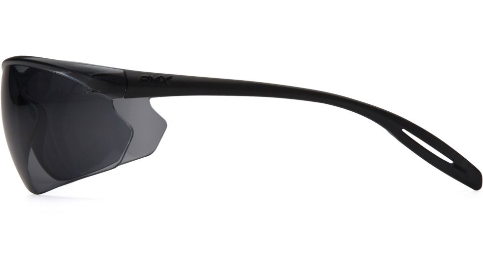 Pyramex Neshoba Safety Glasses w/Gray Anti-Fog Lens, Black, S9720ST