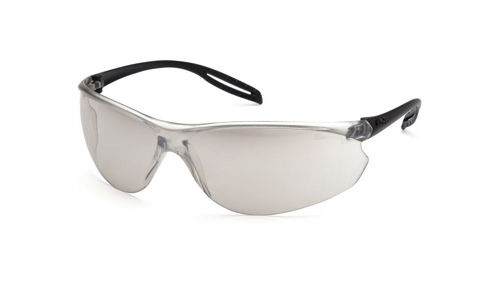Pyramex Neshoba Safety Glasses w/Indoor-Outdoor Lens, Black S9780S