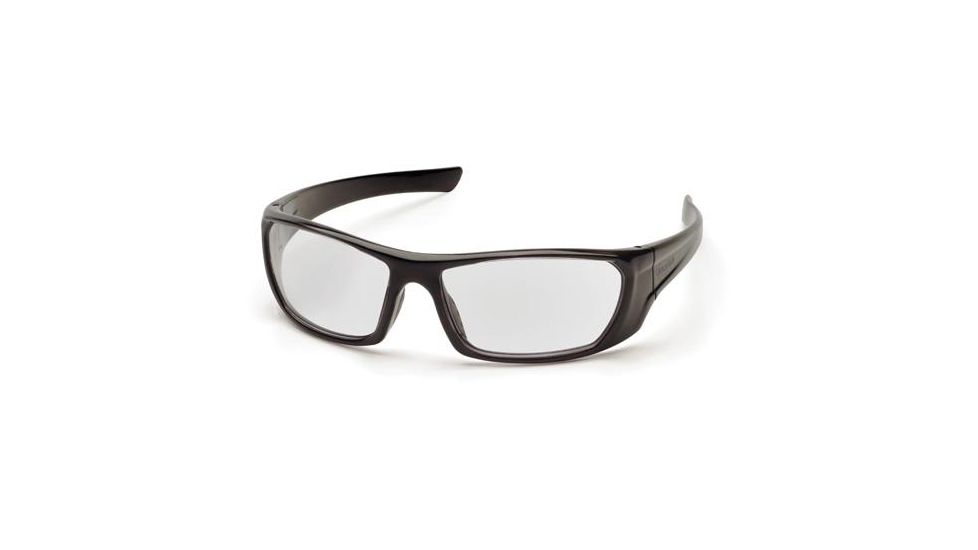 Pyramex Outlander Safety Glasses, Black Frame/Clear Lens SB8010D