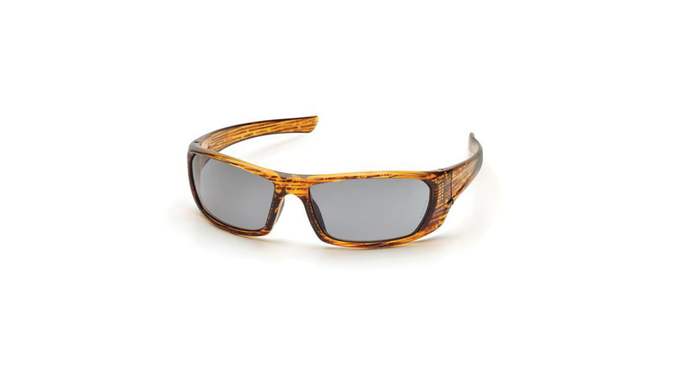 Pyramex Outlander Safety Glasses, Caramel Mixed Frame/Gray Lens SCM8020D