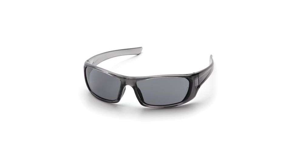 Pyramex Outlander Safety Glasses, Nickel Frame/Gray Lens SNK8020D