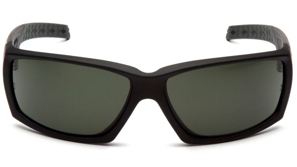 Pyramex Overwatch Smoke Green Lens Black Frame