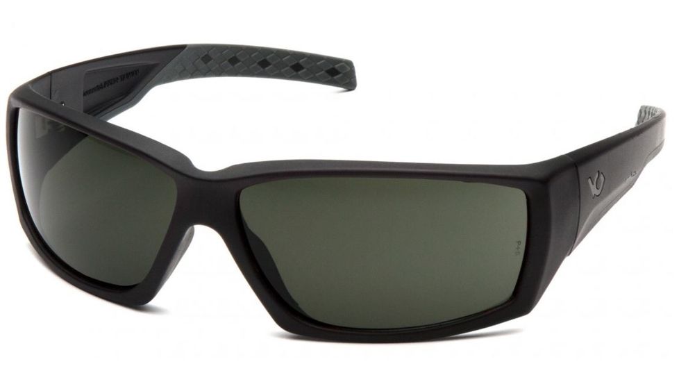 Pyramex Overwatch Smoke Green Lens Black Frame
