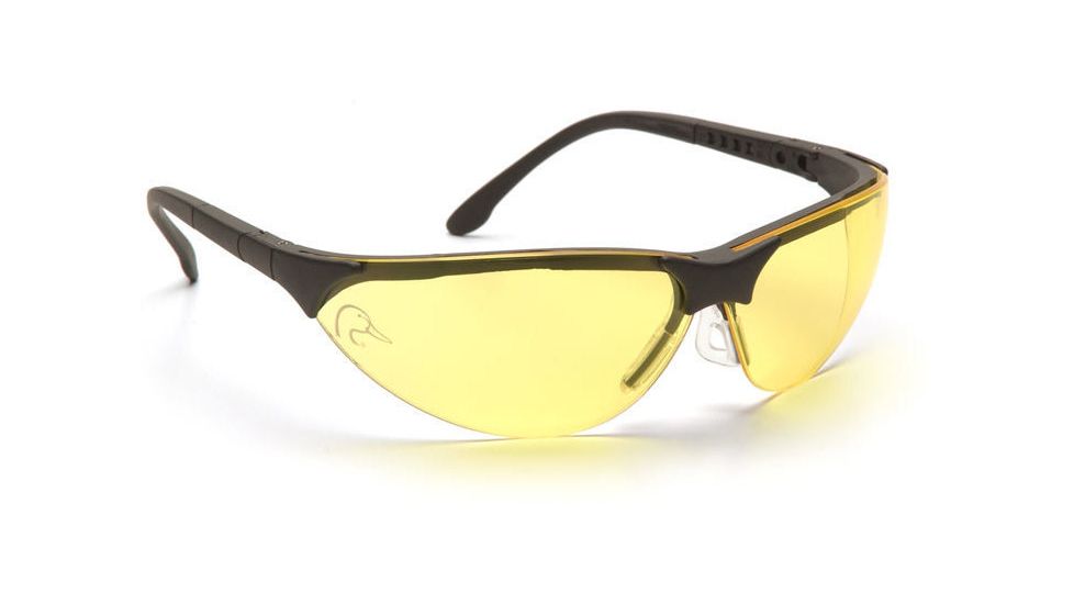 Pyramex Rendezvous Ducks Unlimited Shooting Eyewear - Amber Lens, Black Frame DUSB2830ST