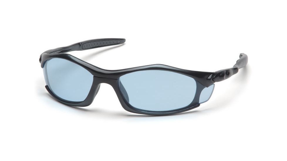 Pyramex Solara Safety Glasses - Infinity Blue Lens, Black Frame SB4360D
