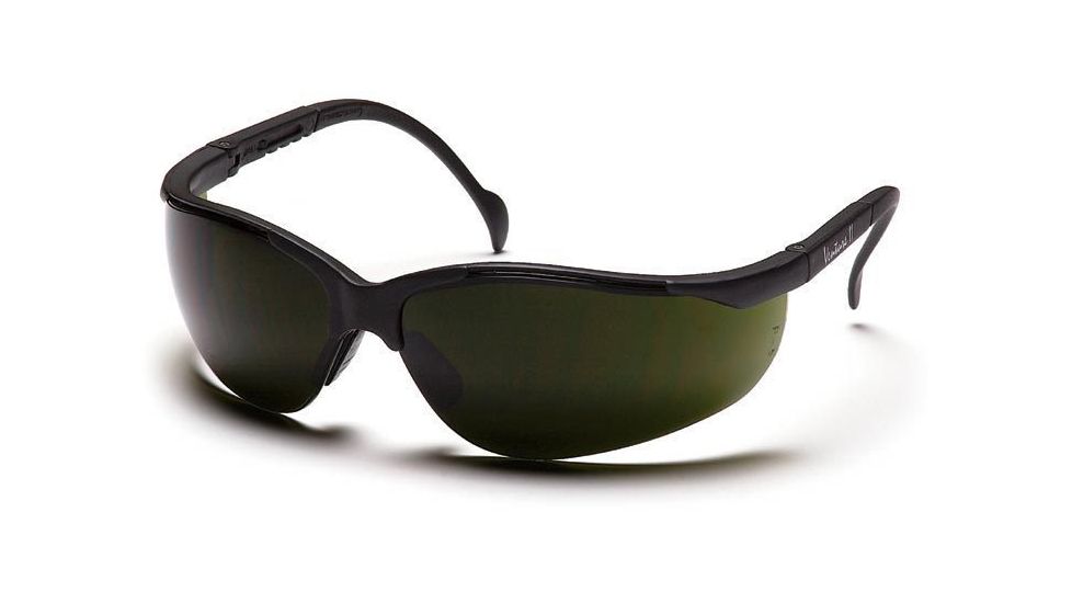 Pyramex Venture II Safety Glasses - 3.0 IR Filter Lens, Black Frame SB1860SF
