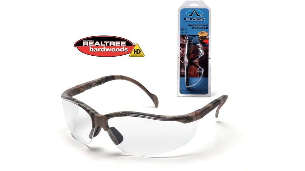 Pyramex Venture II Safety Glasses - Clear Lens, Real Tree HW Frame SH1810S6
