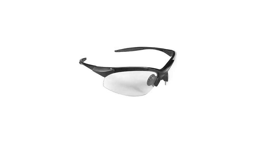 Radians Eternity Shooting Glasses, Black Frame, Clear Lenses - ET0110CS 