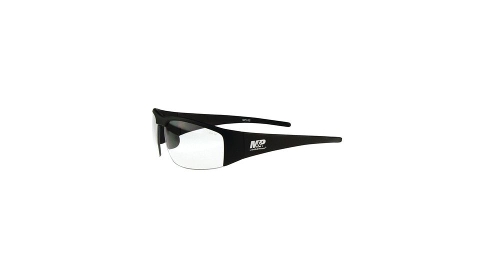 Radians M&amp;P MP102 Shooting Glasses Clear Lens/Black Frame