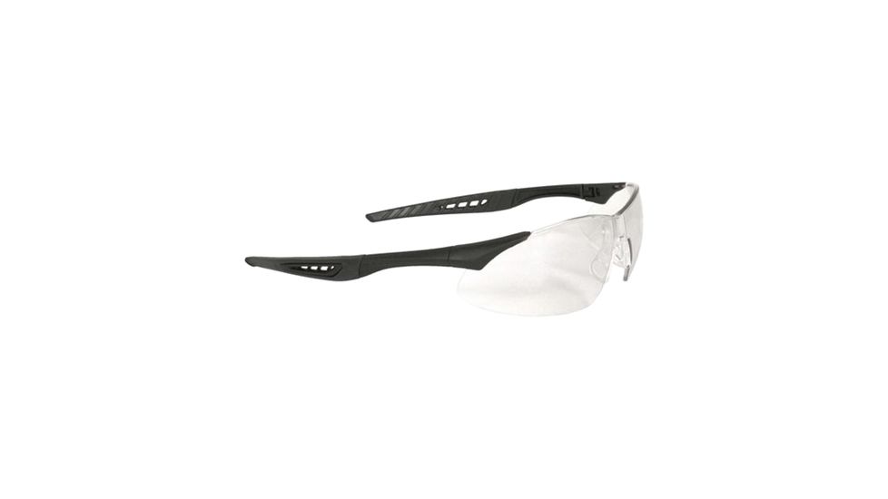 Radians Rock X-Treme Anti-Fog Shooting Glasses Clear Lens Black Frame
