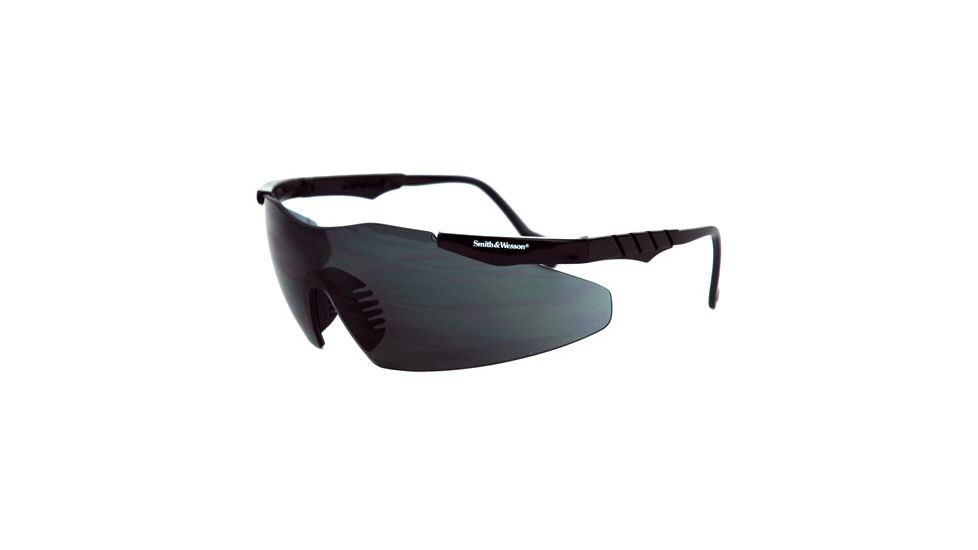 Radians S&amp;w Performance 12-pack Shoot Glasses Black Frame Smoke Lens