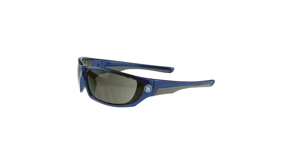 Radians S&amp;w Performance Shooting Glasses Blue Frame Smoke Lens