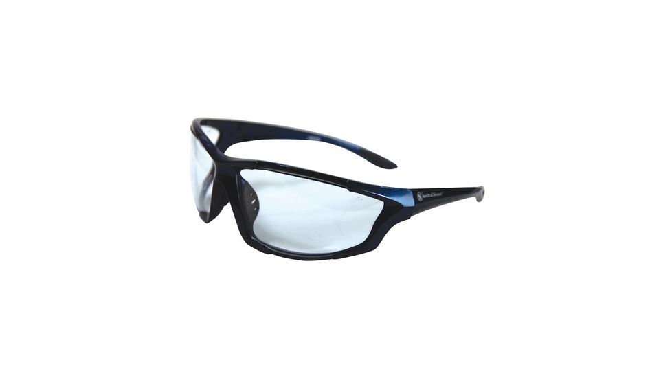 Radians S&amp;W SW102 Performance Eyewear Clear Lens Gloss Blue Frame