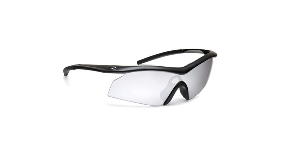 Radians T-10 Shooting Glasses, Clear Lens, Black Frame, T10-10RC