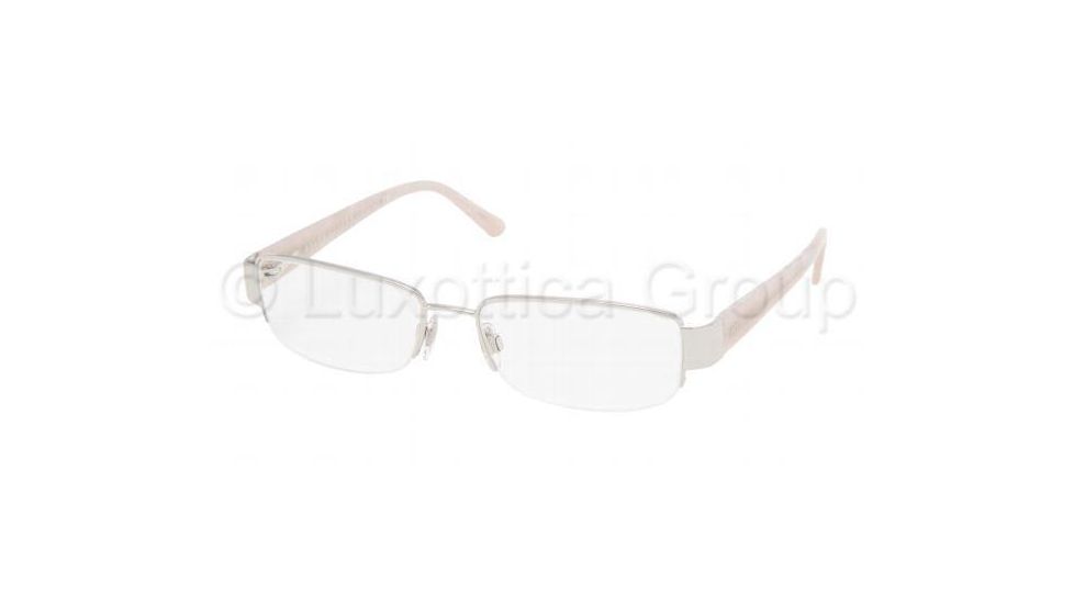 Ralph Lauren RL5034 SV Prescription Eyeglasses, Shiny Silver Frame / 52 mm Prescription Lenses, 9001 5216