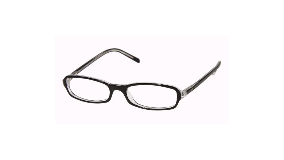 Ralph Lauren RL6017 Progressive Eyeglasses - Black - Transparent Frame / 49 mm Prescription Lenses, 5011-4916