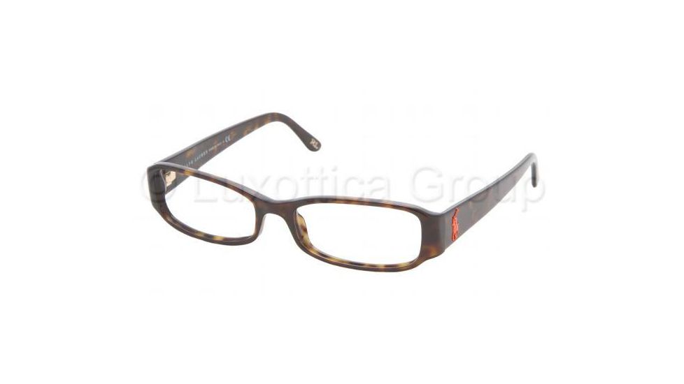 Ralph Lauren RL 6045 Eyeglasses Styles -  Dark Havana Frame w/Non-Rx 51 mm Diameter Lenses, 5003-5116