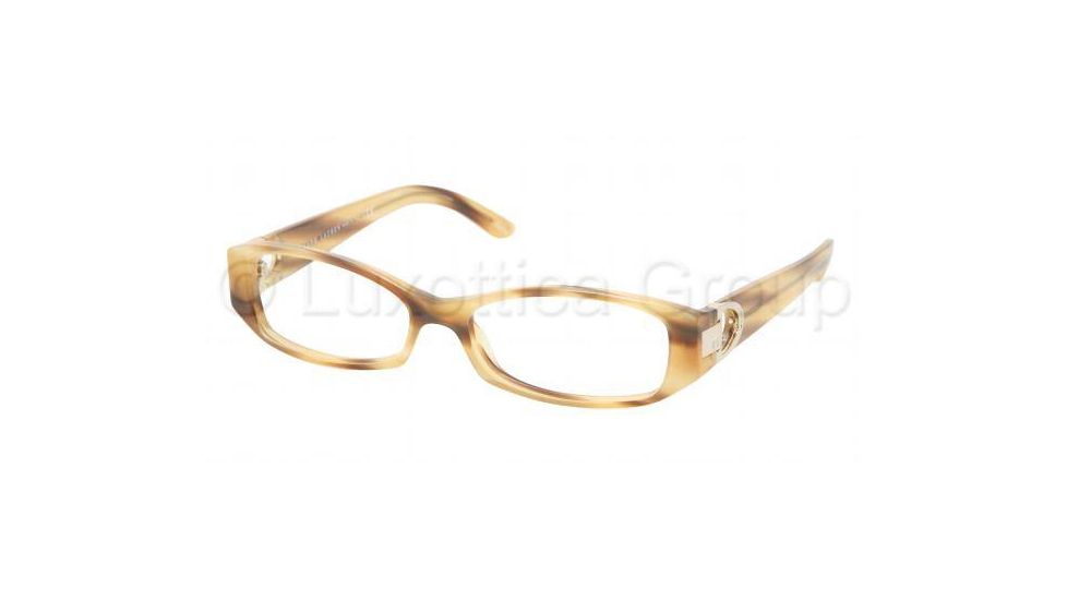 Ralph Lauren RL 6050 Eyeglasses, Brown Green Frame w/Non Rx 52 mm Diameter Lenses, 5168 5215
