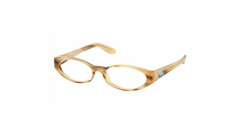 Ralph Lauren RL 6052B Eyeglasses Styles - Brown-Green Frame w/Non-Rx 50 mm Diameter Lenses, 5168-5014