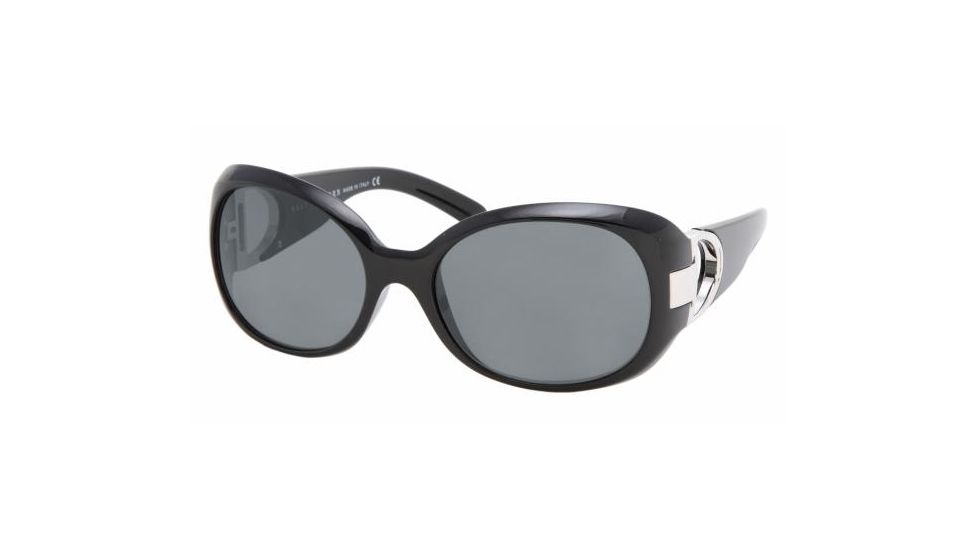 Ralph Lauren Bifocal Sunglasses RL8047 with Lined Bi-Focal Rx Prescription Lenses, Select Frame Color / Lens Diameter Black Frame / 57 mm Prescription Lenses