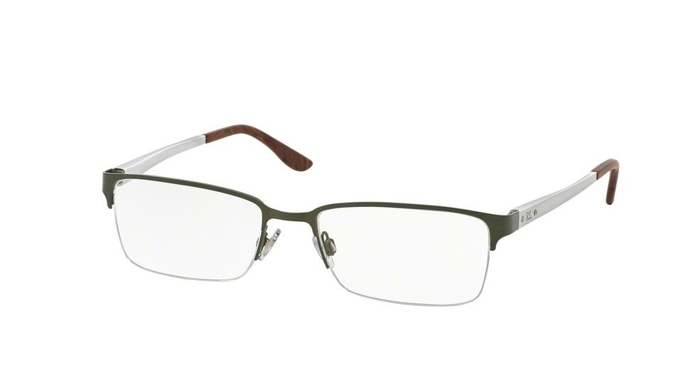 Ralph Lauren RL5089 Single Vision Prescription Eyeglasses 9283-54 - Semi Shiny Olive Frame