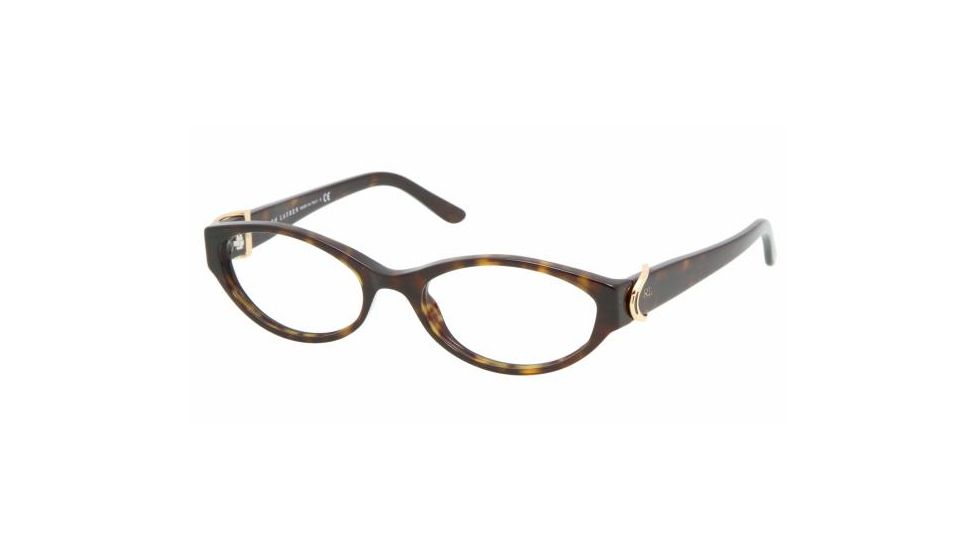 Ralf Lauren RL6057 #5003 - Dark Havana Demo Lens Frame