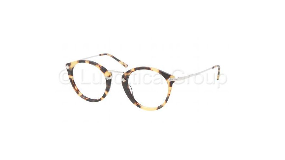 Ralph Lauren RL6094 Single Vision Prescription Eyeglasses 5004-4523 - Spotty Havana Frame, Demo Lens Lenses