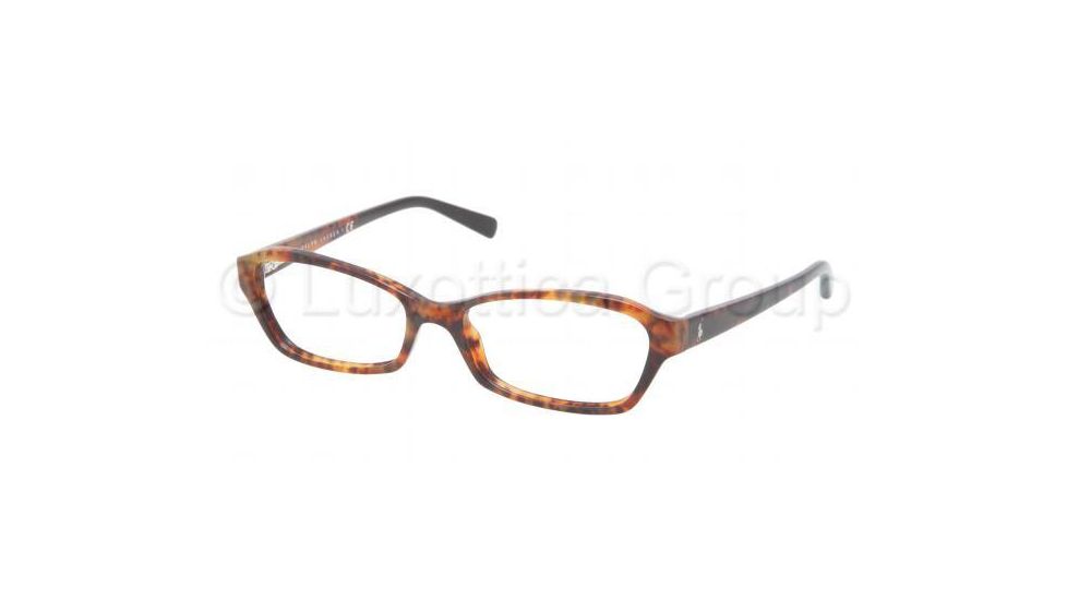 Ralph Lauren RL6097 Progressive Prescription Eyeglasses 5386-5216 - JL Havana Frame, Demo Lens Lenses
